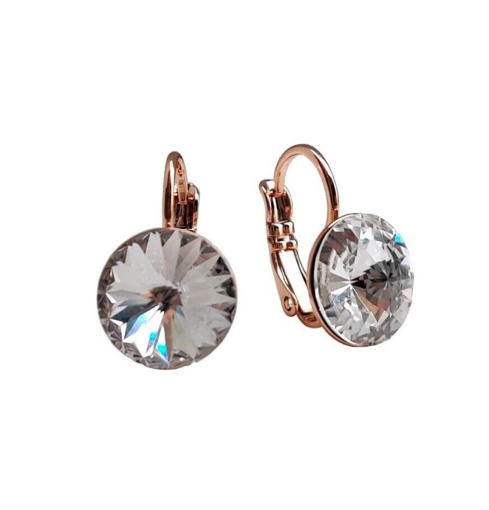 Swarovski crystal earrings 1 cm - 01