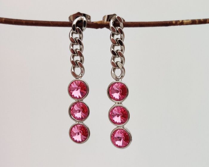 Earrings with Swarovski crystals R1075712007440