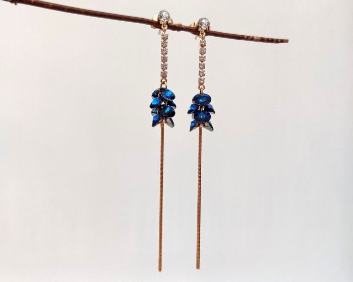 Earrings with Swarovski crystals R1097715007590