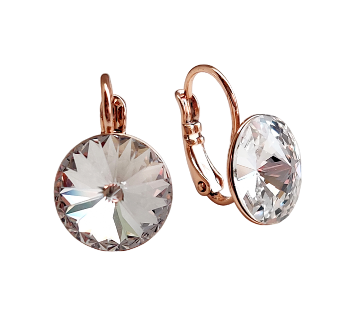 Swarovski crystal earrings 1.2 cm - 01