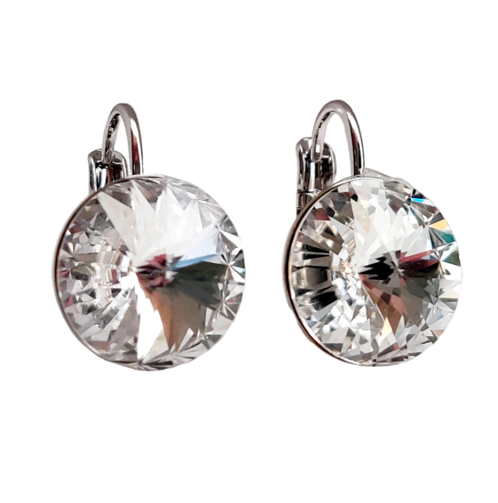 Swarovski crystal earrings 1.2 cm - 02