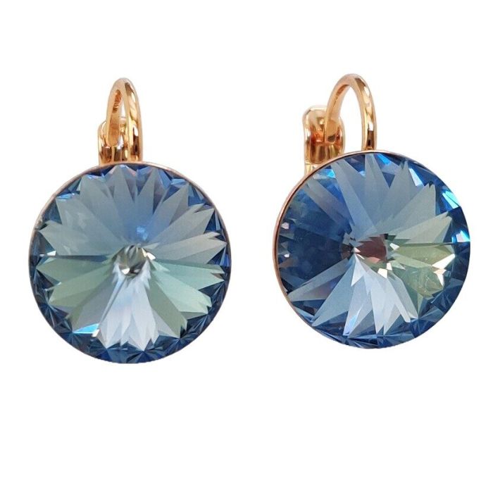Earrings with Swarovski crystals 1.2 cm - 61