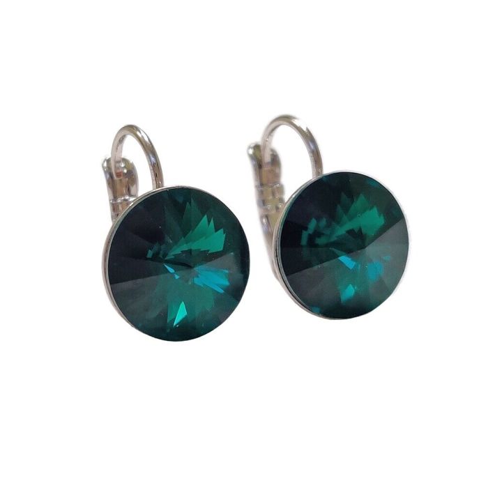 Earrings with Swarovski crystals 1.2 cm - 64