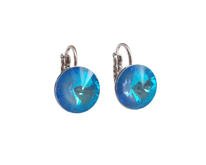 Earrings with Swarovski crystals 1.2 cm - 82