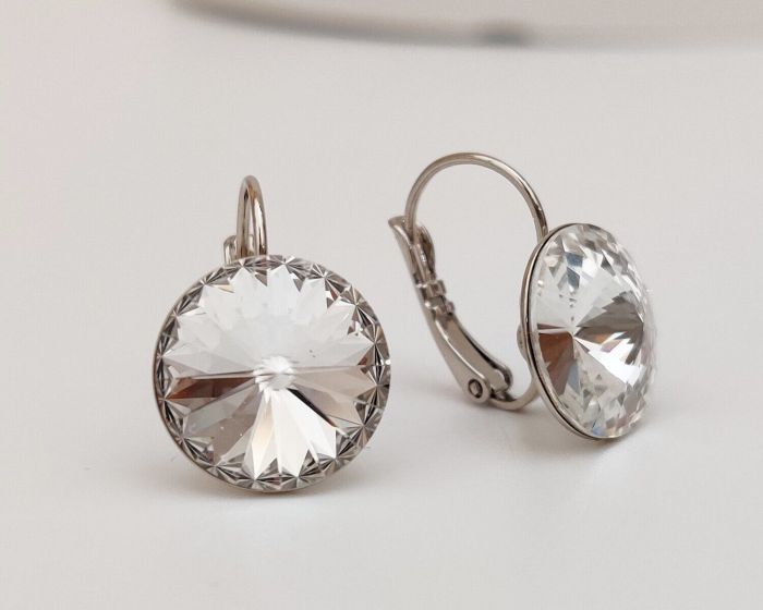 Swarovski crystal earrings 1.4 cm - 02