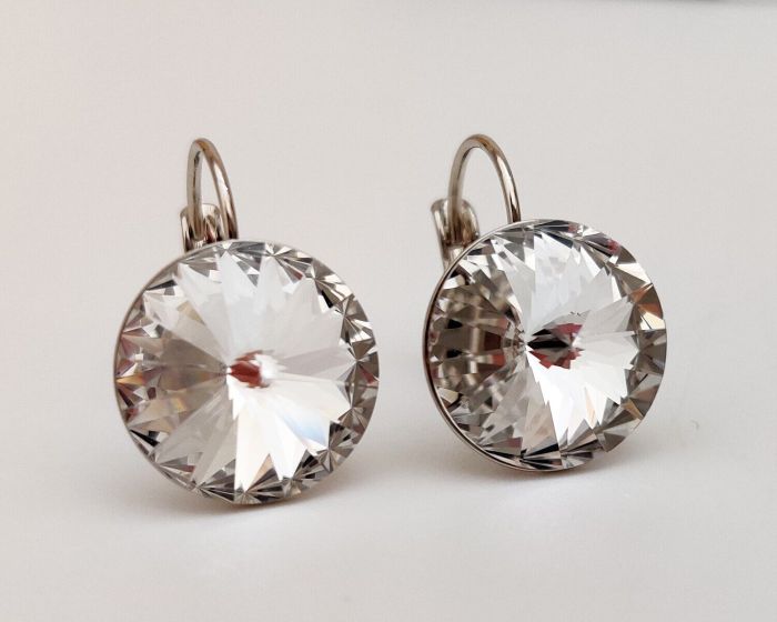 Swarovski crystal earrings 1.4 cm - 02