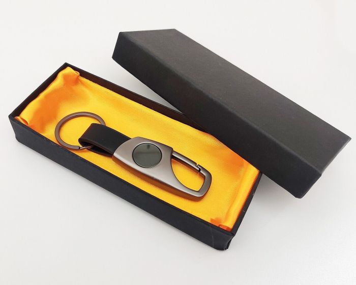 Keyring with carabiner in box F1746