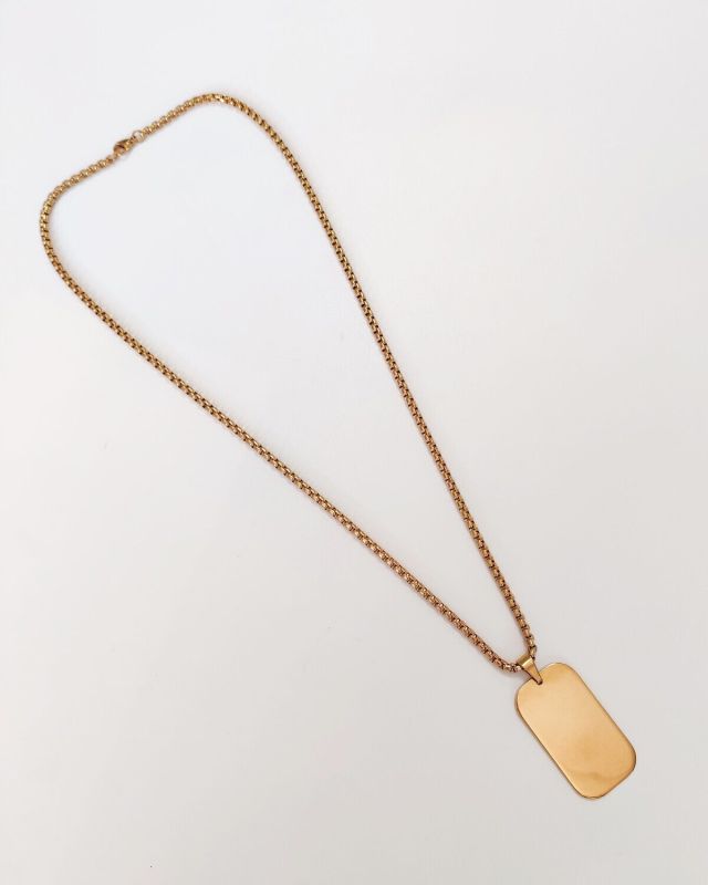 Steel pendant with your engraving R2115