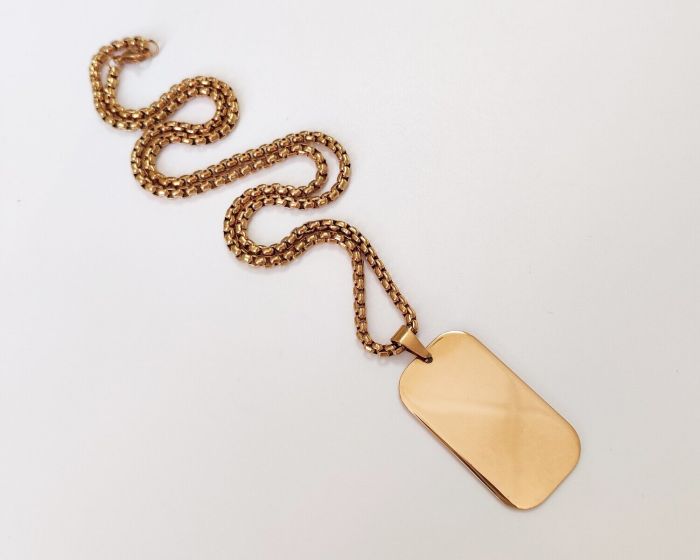 Steel pendant with your engraving R2115
