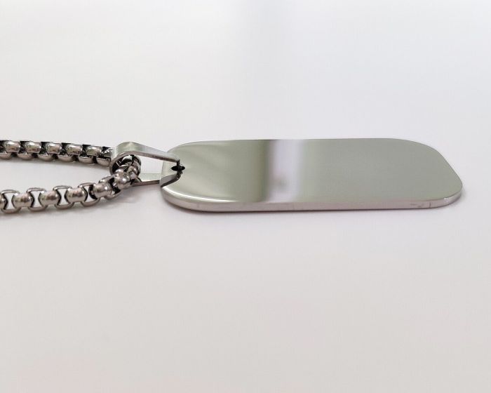 Steel pendant with your engraving R2116