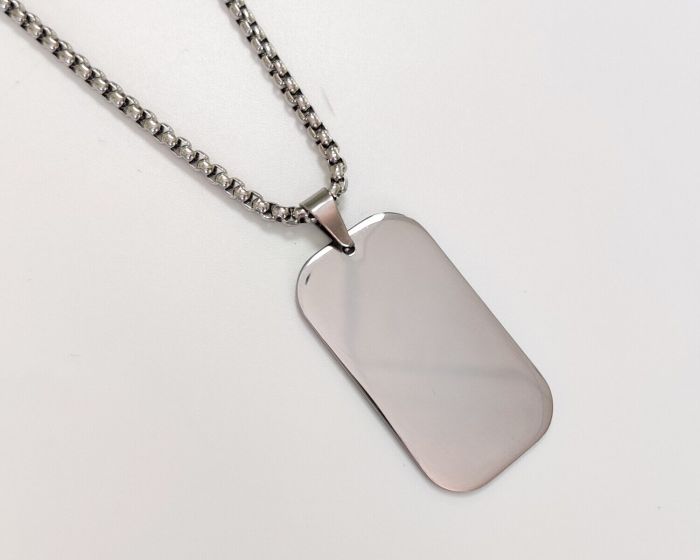Steel pendant with your engraving R2116