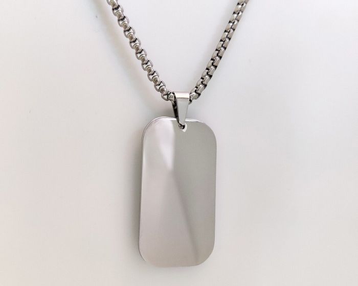 Steel pendant with your engraving R2116