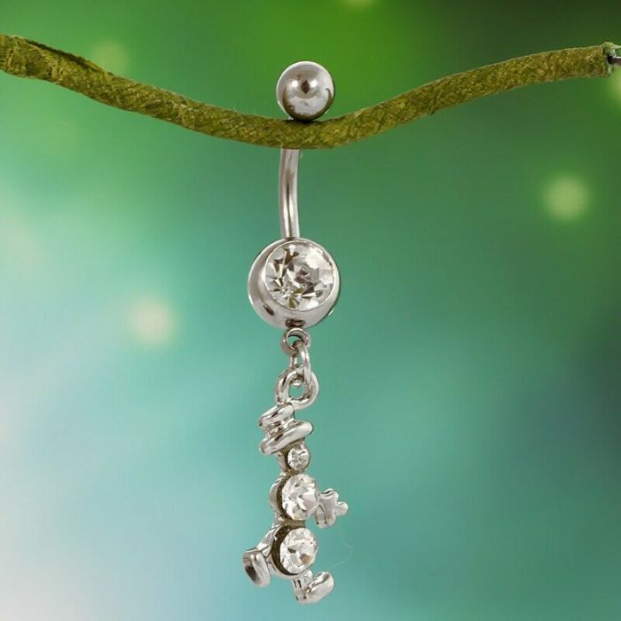 Belly button piercing (2.5 cm) F652