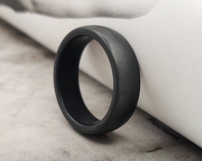 Ring with matte ceramic R1081(GR)