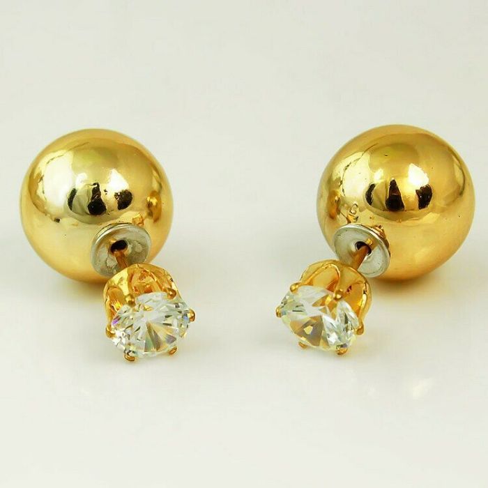 Dior-style earrings E174700070 (1 cm) E1747