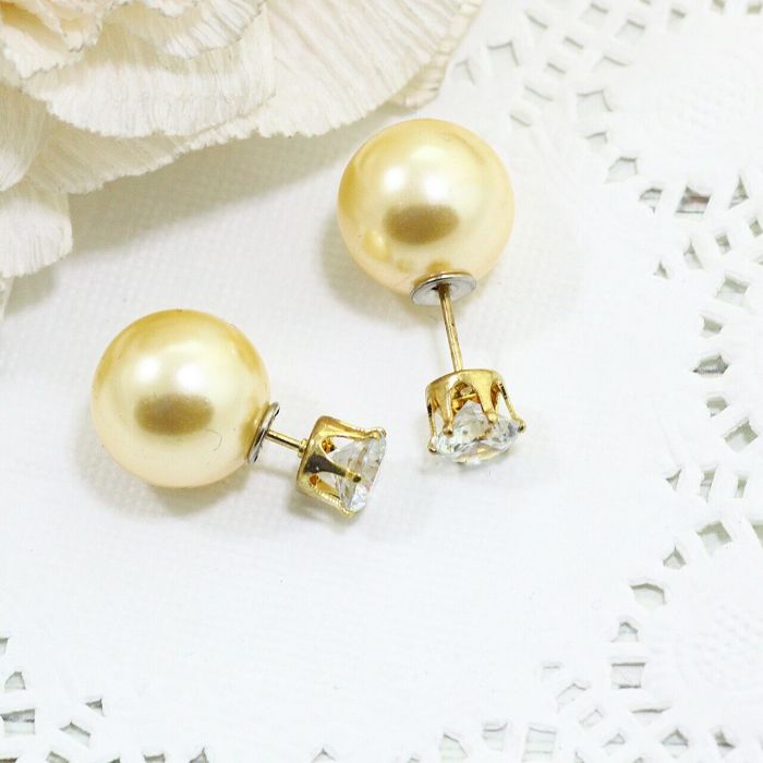 Dior-style earrings E174300070 (1 cm) E1743