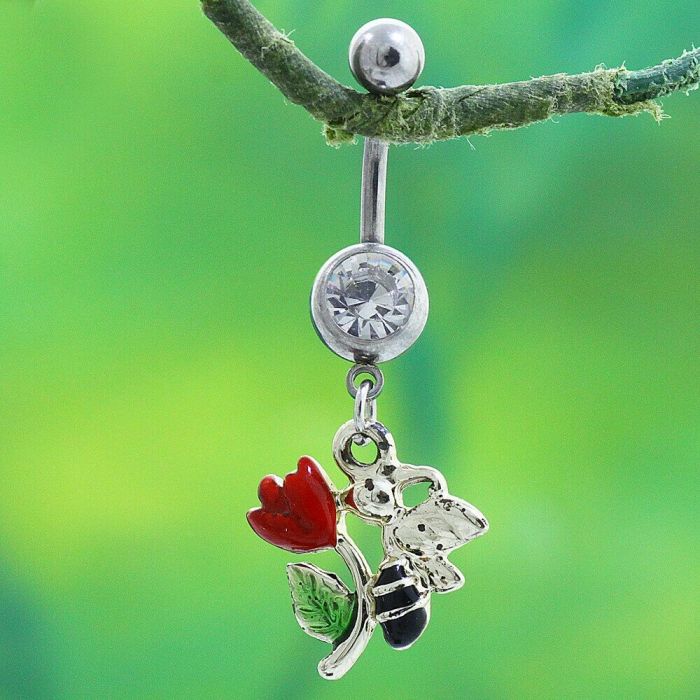 Belly button piercing V8976 V8976