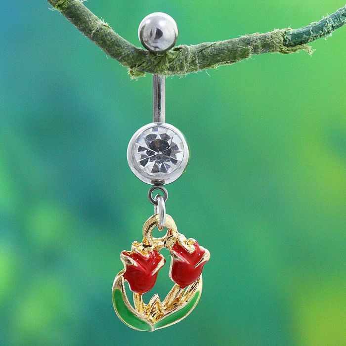 Belly button piercing V8975 V8975