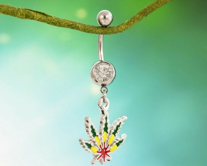 Belly button piercing (2.5 cm) F644