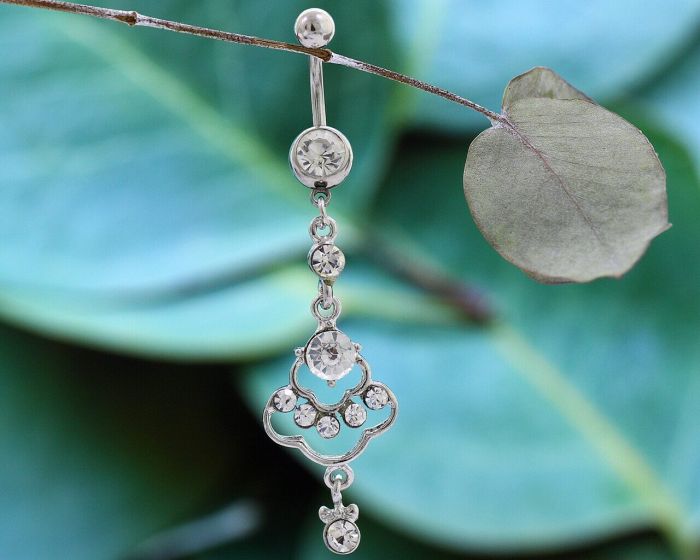Belly button piercing (2.5 cm) F662