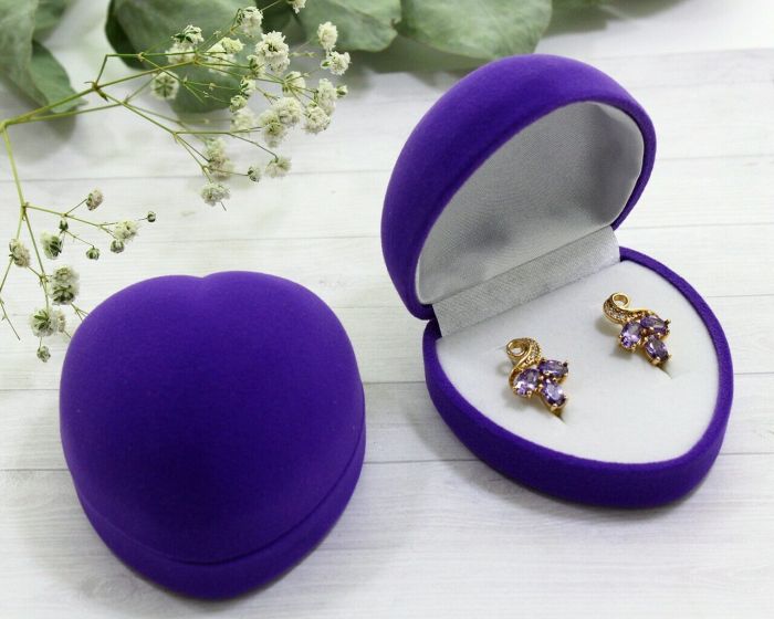 Flocked case, heart, ТClassicУ series 21302