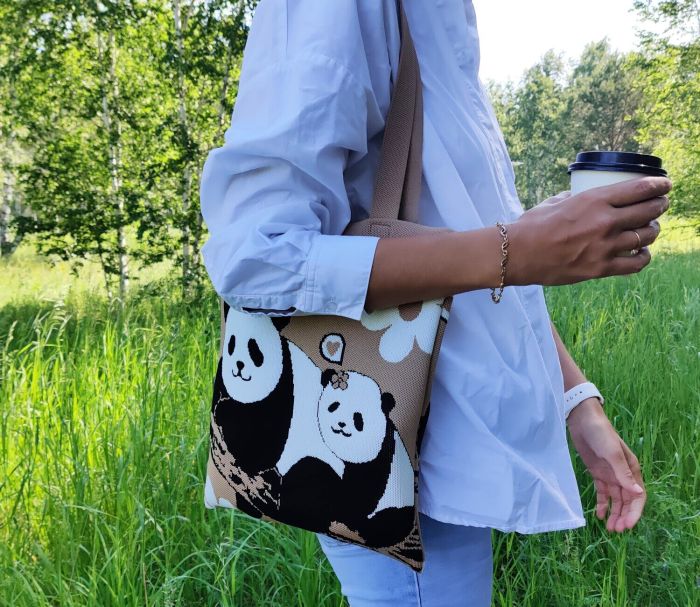 Panda handbag R0824