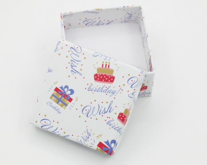 Gift box (5.5 x 5.5 cm) Happy Birthday 90030/L4