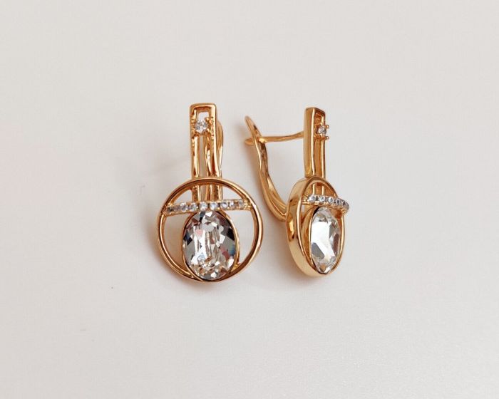 Earrings with Swarovski crystals R095878907380