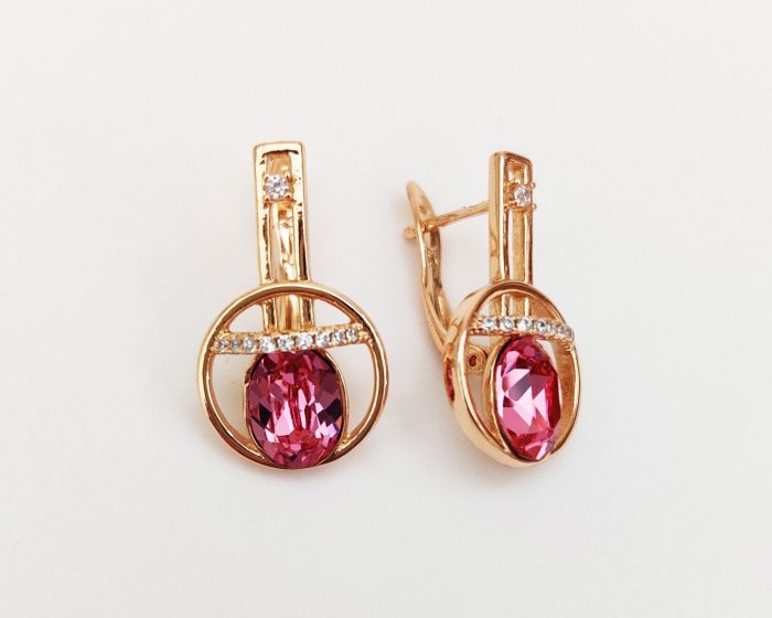 Earrings with Swarovski crystals R096178907380