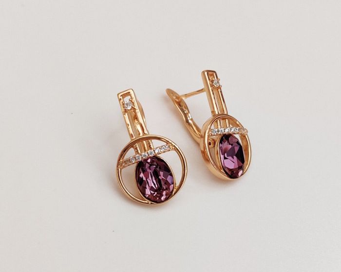 Earrings with Swarovski crystals R096278907380
