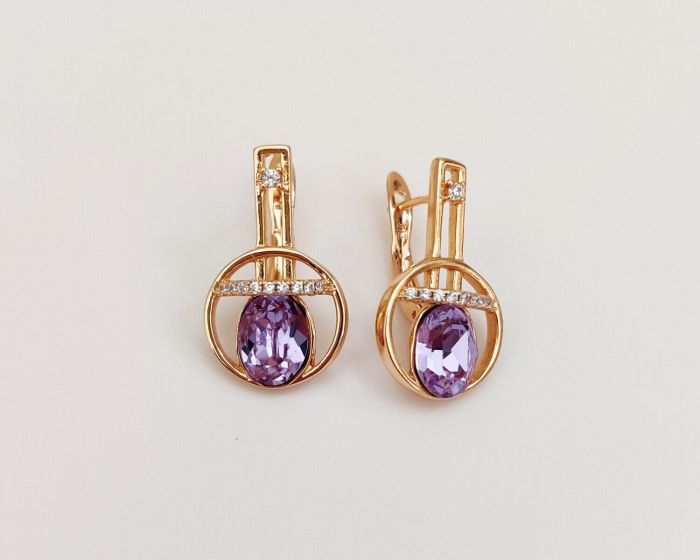 Earrings with Swarovski crystals R097078907380