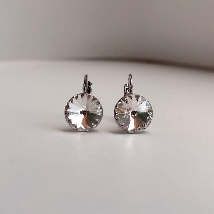 Swarovski crystal earrings 1 cm - 02
