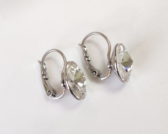 Swarovski crystal earrings 1.2 cm - 02