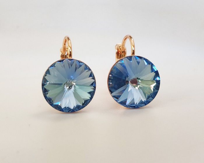 Earrings with Swarovski crystals 1.2 cm - 61
