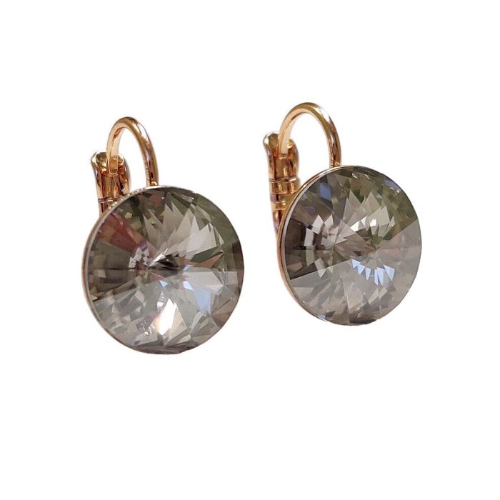 Earrings with Swarovski crystals 1.2 cm - 73