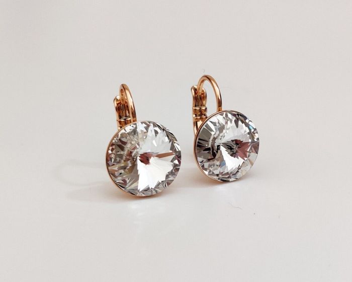 Swarovski crystal earrings 1.2 cm - 01
