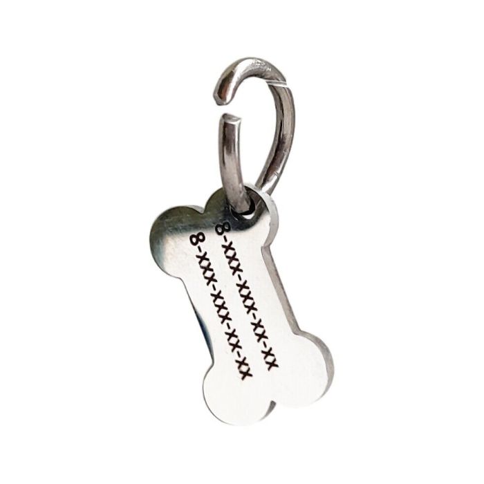 Dog tag with custom engraving DOG1.5 Steel