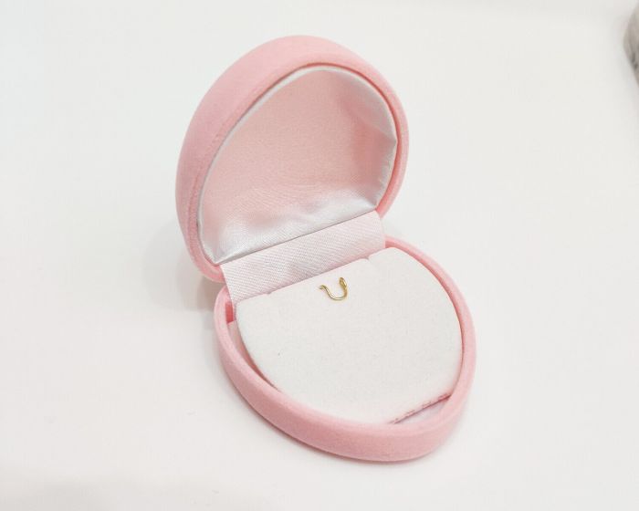 Flocked case, heart, Classic series 21303