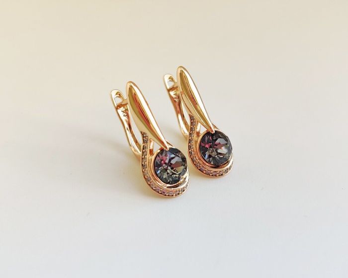 Earrings with Swarovski crystals R2596712007440
