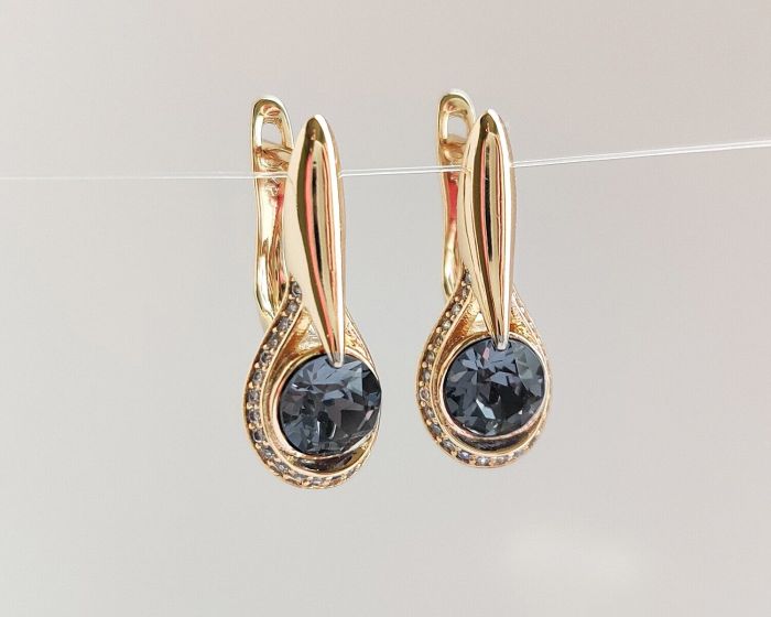 Earrings with Swarovski crystals R2596712007440
