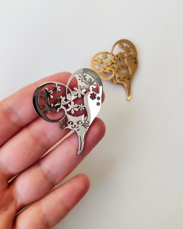 Steel brooch R265074907180