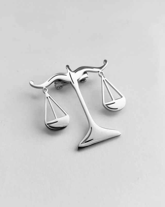 Steel brooch R266574807160