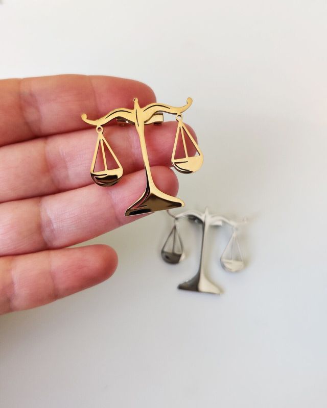 Steel brooch R266674807160