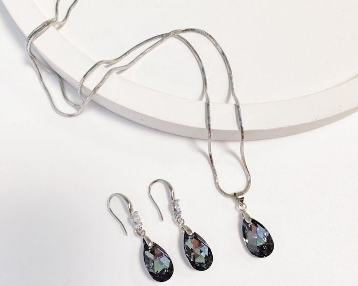 Set with Swarovski crystals R2775725007930