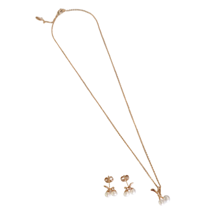 Earring and pendant set R372879907450