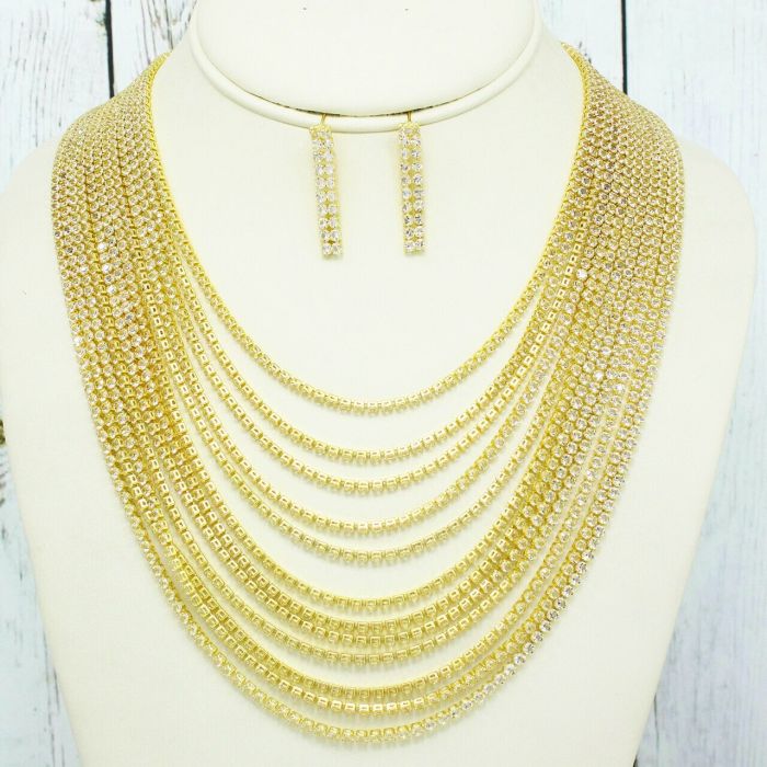 Set (necklace and earrings) V654579907395 V654579907395-1