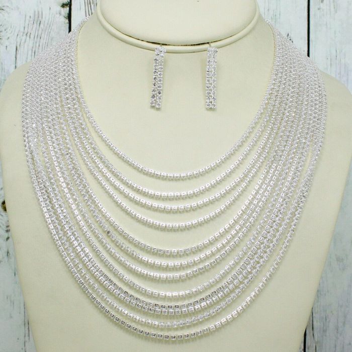 Set (necklace and earrings) V654679907395 V654679907395