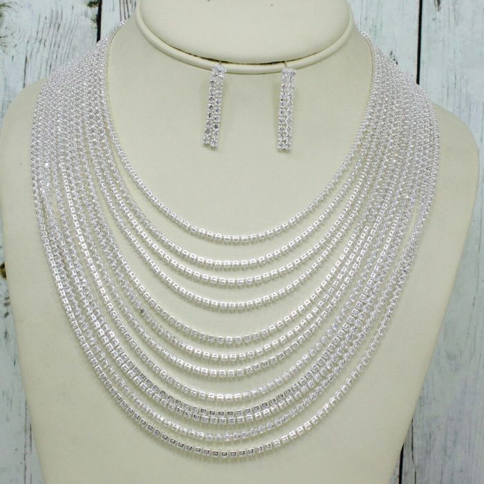 Set (necklace and earrings) V654679907395 V654679907395