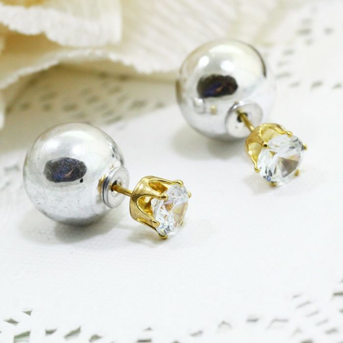 Dior-style earrings E174200070 (1 cm) E1742