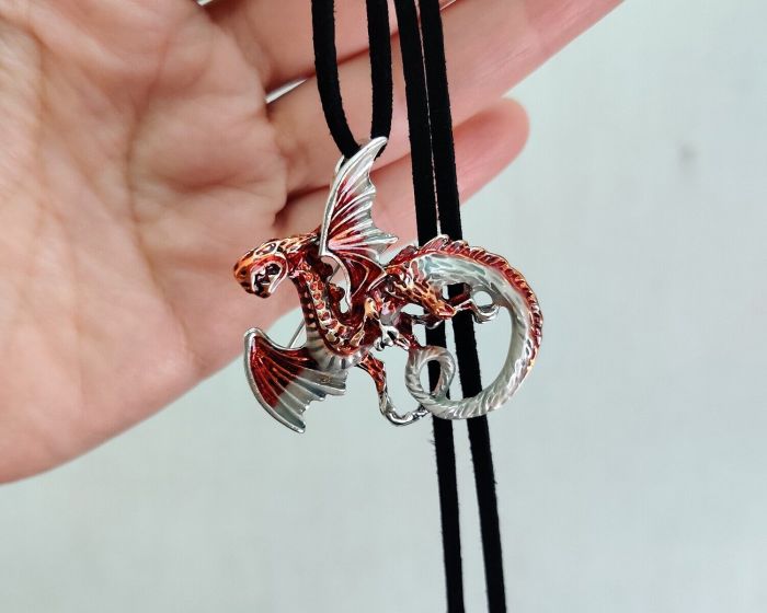 Fire Dragon Sign Brooch G721474907180